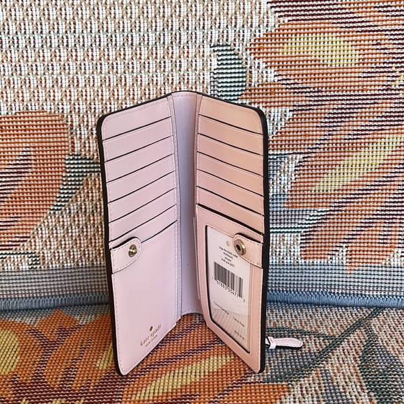 Kate Spade Schuyler Large Slim Bifold Wallet Clutch 
Chalk Pink 
NWT - Picture 13 of 14